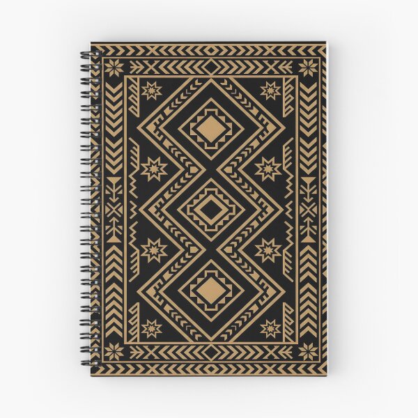 Item preview, Intricate Black Gold Geometric Surface Pattern designed and sold by arteresting-art.