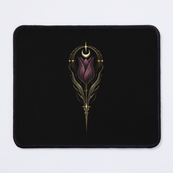 Item preview, Moon Tulip Sigil — Midnight Bloom designed and sold by DreamMachine69.