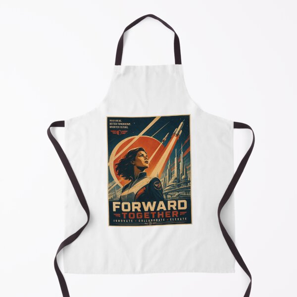 Item preview, Forward Together – Retro Futurism Space Propaganda designed and sold by Fleetwood1994.
