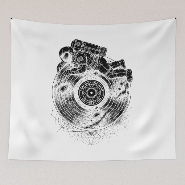 Item preview, Cosmic Vinyl Astro Grooves Astronaut Space Galaxy Record Music Lover designed and sold by graphixpolash.