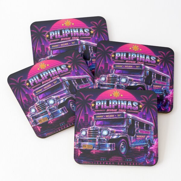 Item preview, Retro Filipino Jeepney Synthwave designed and sold by Denskie.