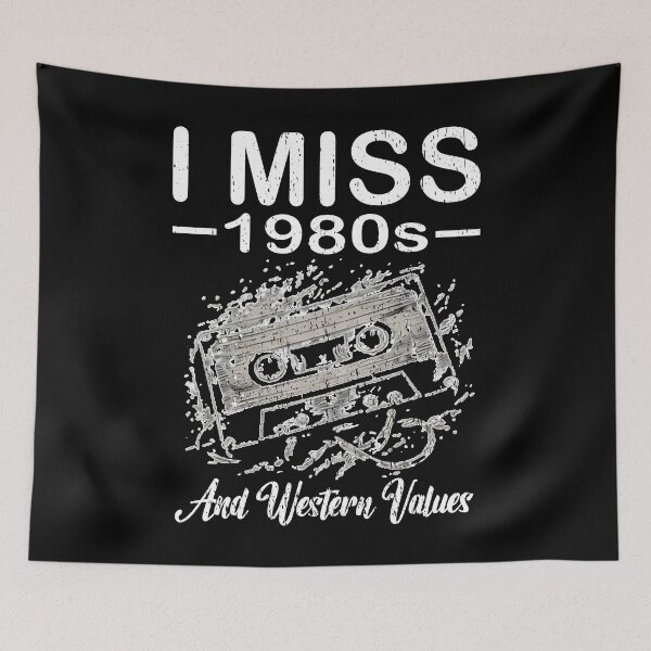 Item preview, I Miss 1980s And Western Values Retro Cassette Tape Vintage Distressed Nostalgia Conservative Liberty  designed and sold by Jt41.