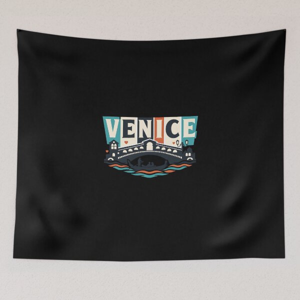 Item preview, Venice Retro Travel Tee | Vintage Graphic Shirt designed and sold by SJarts Creative Studio.