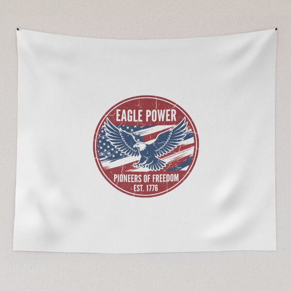 Item preview, Vintage Eagle Power Patriotic USA T Shirts designed and sold by FestivityFinds.