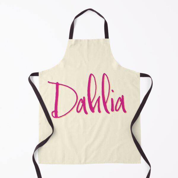 Artikelvorschau, DAHLIA personalisiertes Schriftdesign entworfen und verkauft von CharlottePlaceArt.