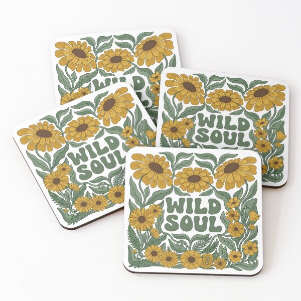 Item preview,  Wild Soul Retro Sunflower Floral designed and sold by LazyGeniusArt.