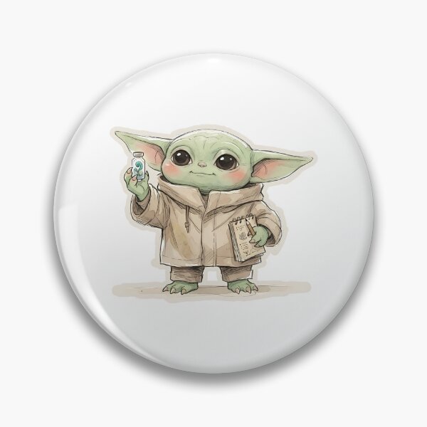 Item preview, BABY YODA BIOLOGIST designed and sold by LIS AND MELIVERSO.