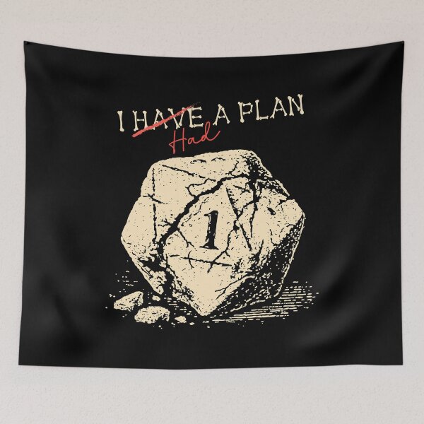 Item preview, I had a Plan / Retro Board Game Poster / Wall Art Print / Fantasy, Board Game, RPG, DnD / Home Decor Gift Idea designed and sold by RoleplayRealm.
