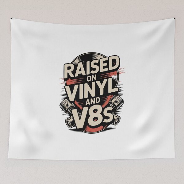Item preview, Raised On Vinyl and V8s designed and sold by Naitsebas.