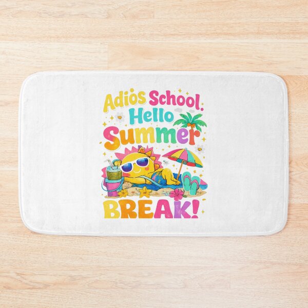Item preview, Adios School Hello Summer Beach Vibes Retro Sun designed and sold by bosamji.