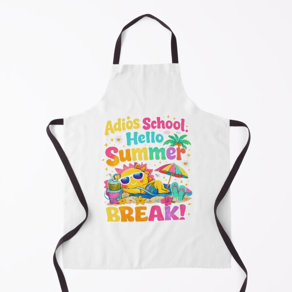 Item preview, Adios School Hello Summer Beach Vibes Retro Sun designed and sold by bosamji.