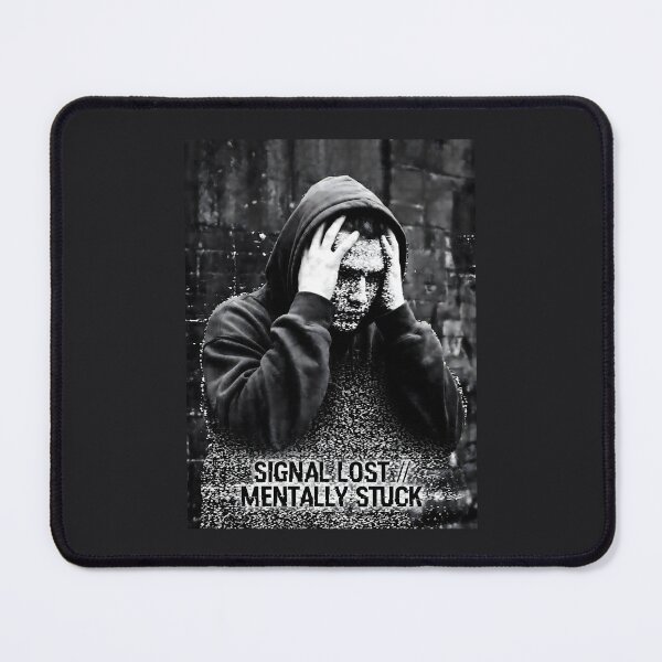 Item preview, Mental Health Signal Lost Glitch Art designed and sold by SplashTastic.