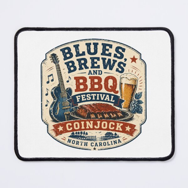 Item preview, Blues, Brews and BBQ – Coinjock NC Festival designed and sold by Combat Skies.