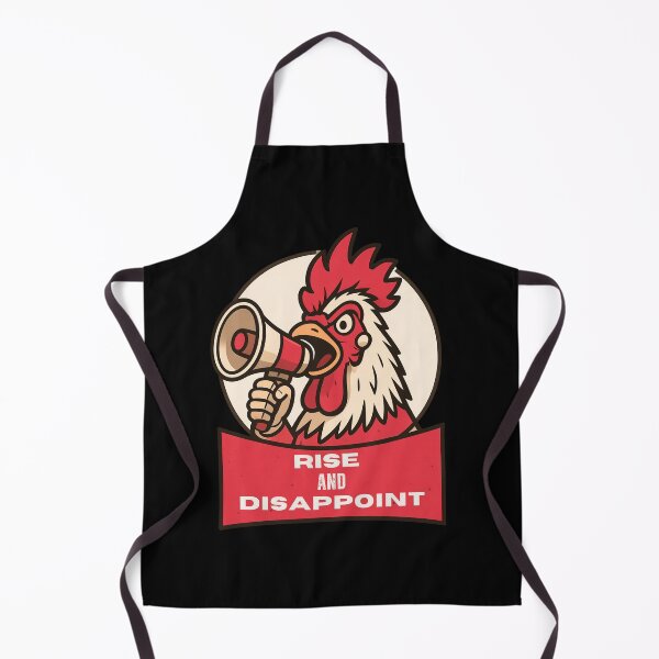 Item preview, Rise and Disappoint Funny Rooster Megaphone Anti Morning designed and sold by KreativKulture.