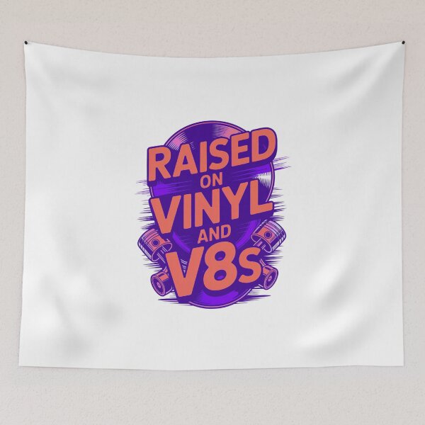 Item preview, Raised On Vinyl and V8s designed and sold by Naitsebas.