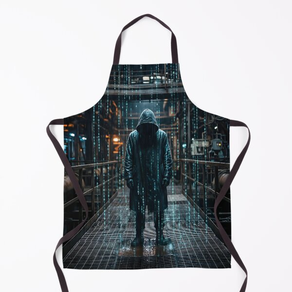 Item preview, Cyberpunk Digital Rain Matrix Hacker designed and sold by SplashTastic.