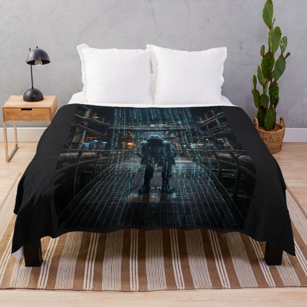 Item preview, Cyberpunk Digital Rain Matrix Hacker designed and sold by SplashTastic.