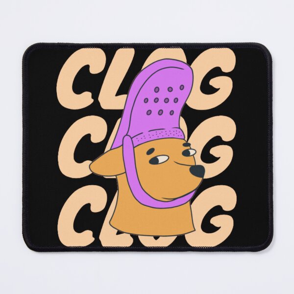 Item preview, Funny Dog Wearing Clog Hat Meme Graphic designed and sold by GenZFashion000.