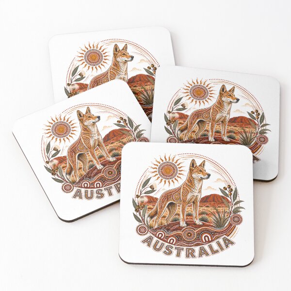 Item preview, Dingo Dreaming: Aboriginal-Inspired Desert Spirit designed and sold by Holiday-Hunter.