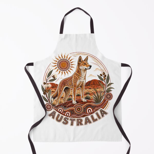 Item preview, Dingo Dreaming: Aboriginal-Inspired Desert Spirit designed and sold by Holiday-Hunter.
