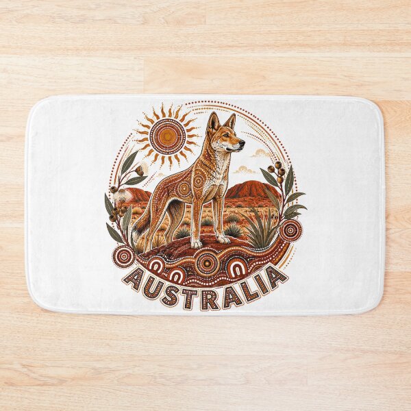 Item preview, Dingo Dreaming: Aboriginal-Inspired Desert Spirit designed and sold by Holiday-Hunter.