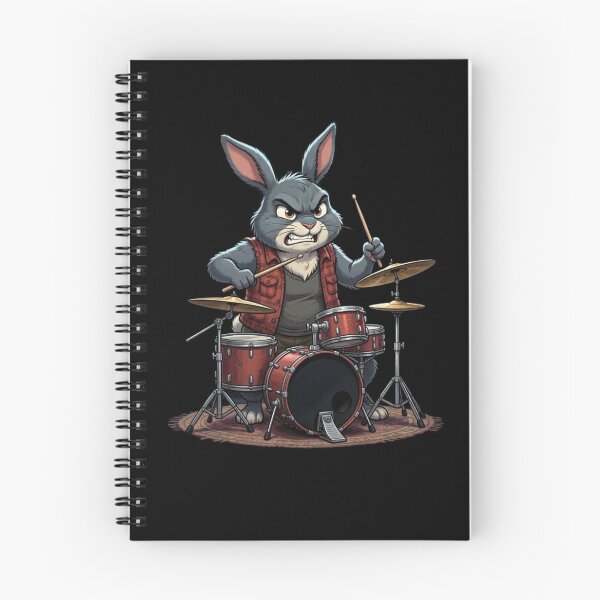 Item preview, Rabbit Playing The Drums  designed and sold by TheEndDesign.