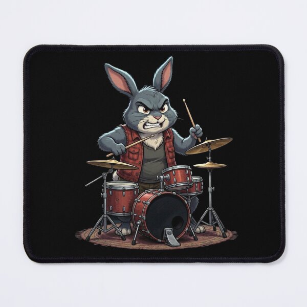 Item preview, Rabbit Playing The Drums designed and sold by TheEndDesign.