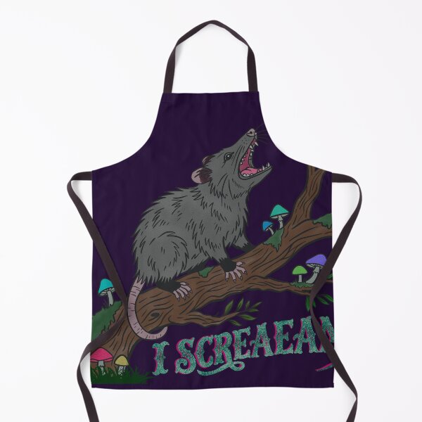 Artikelvorschau, Alternative Farbvariante von „I Screaeam Opossum Cottagecore“ | Wildes Opossum, Pilzwald, Hexenhaft | Neurodiverses Geschenk entworfen und verkauft von Ink & Kind Studio.