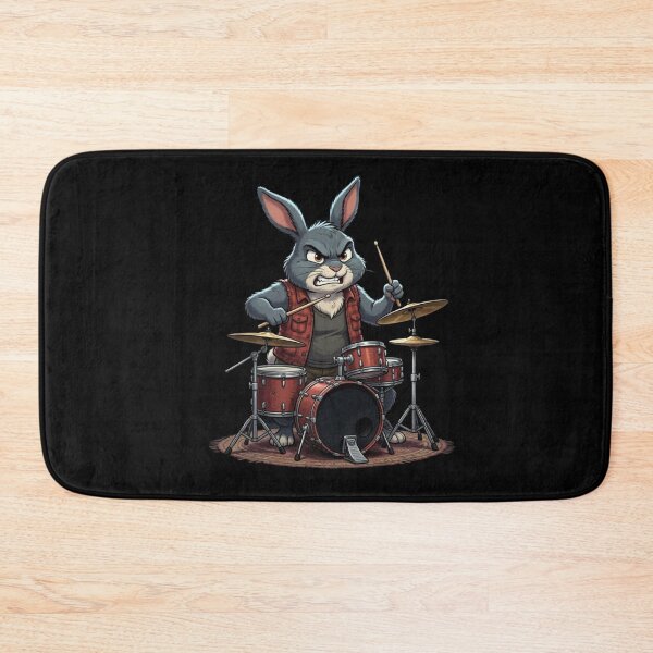 Item preview, Rabbit Playing The Drums  designed and sold by TheEndDesign.