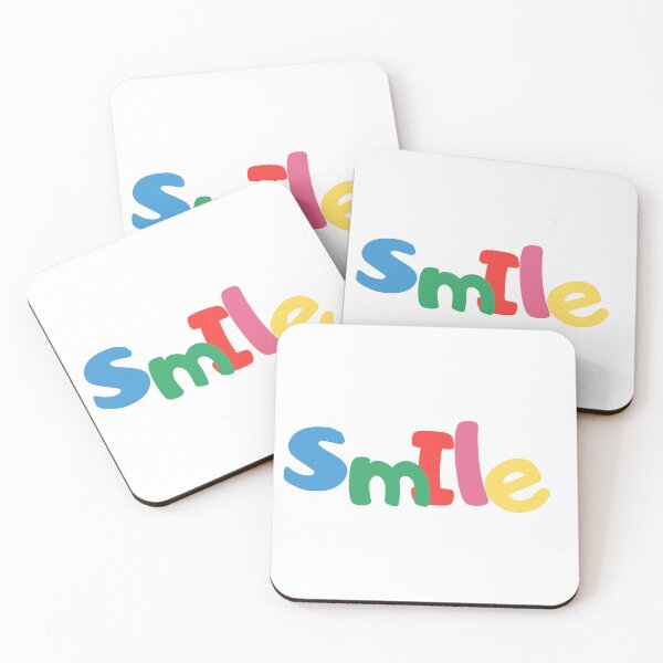 Item preview, Colorful Smile Typography – Happy Positive Vibes designed and sold by Wesli.