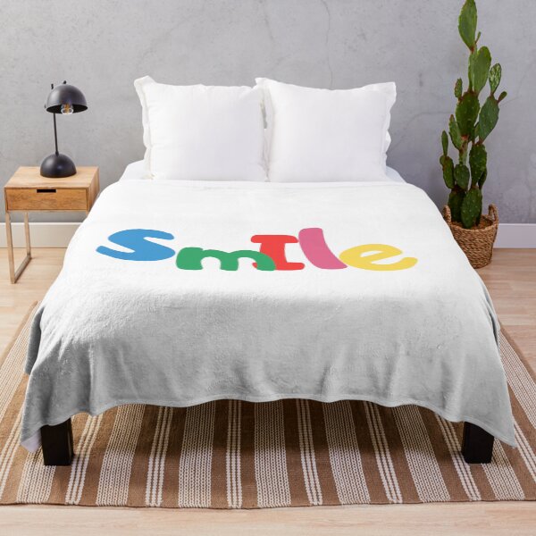 Item preview, Colorful Smile Typography – Happy Positive Vibes designed and sold by Wesli.
