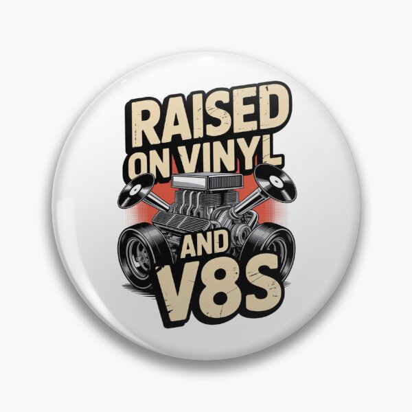 Item preview, Raised On Vinyl and V8s designed and sold by Naitsebas.
