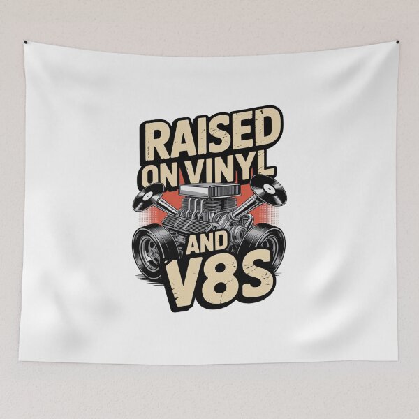 Item preview, Raised On Vinyl and V8s designed and sold by Naitsebas.