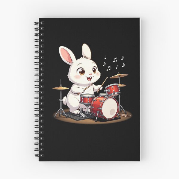 Item preview,  Rabbit Playing The Drums  designed and sold by TheEndDesign.