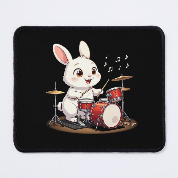 Item preview, Rabbit Playing The Drums designed and sold by TheEndDesign.