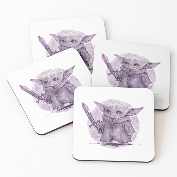 Item preview, BABY YODA WARRIOR PURPLE designed and sold by melyverso.
