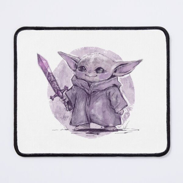Item preview, BABY YODA WARRIOR PURPLE designed and sold by melyverso.