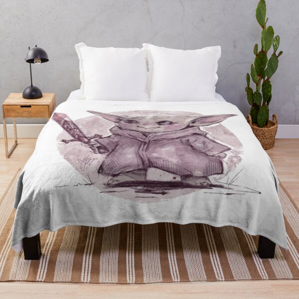 Item preview, BABY YODA WARRIOR PINK MAUVE designed and sold by melyverso.