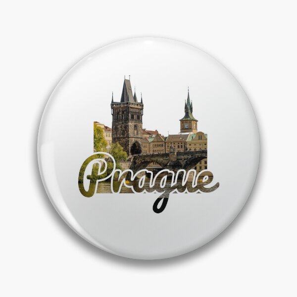 Item preview, Prague Charles Bridge Vintage Aesthetic Photo Typography designed and sold by Sashka-.