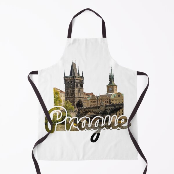 Item preview, Prague Charles Bridge Vintage Aesthetic Photo Typography designed and sold by Sashka-.