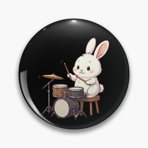 Item preview, Rabbit Playing The Drums  designed and sold by TheEndDesign.