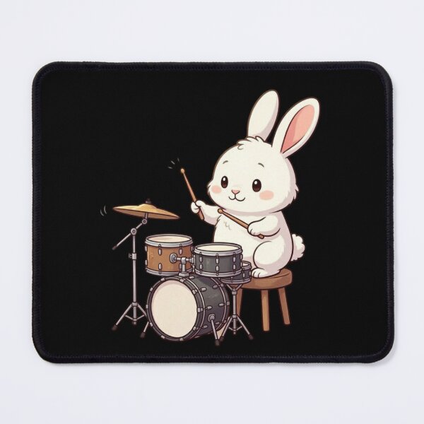 Item preview, Rabbit Playing The Drums designed and sold by TheEndDesign.