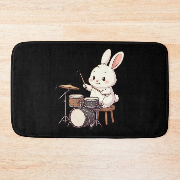 Item preview, Rabbit Playing The Drums  designed and sold by TheEndDesign.