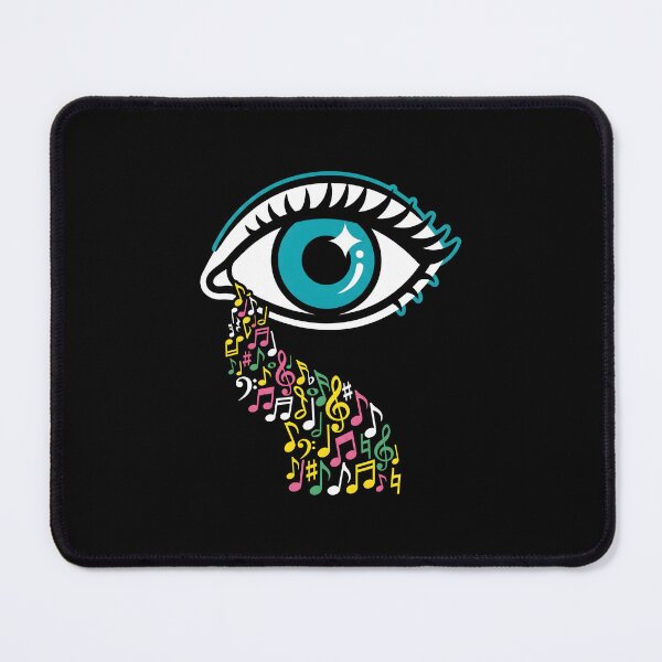 Item preview, Colorful Abstract Music Eye Tear designed and sold by SplashTastic.