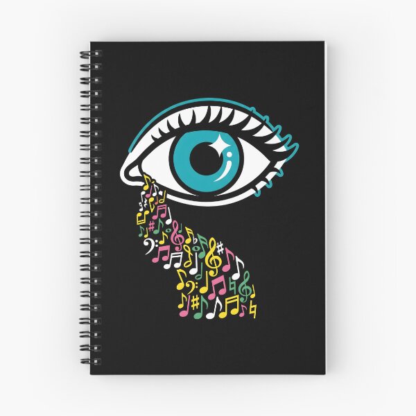Item preview, Colorful Abstract Music Eye Tear designed and sold by SplashTastic.