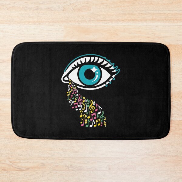 Item preview, Colorful Abstract Music Eye Tear designed and sold by SplashTastic.