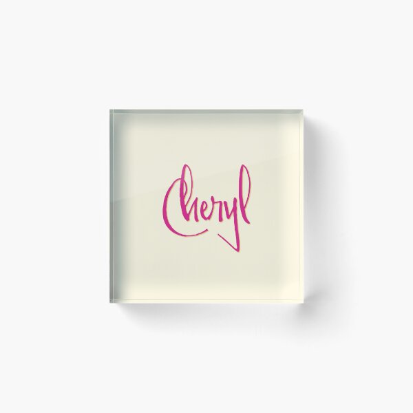 Artikelvorschau, CHERYL personalisiertes Schriftdesign entworfen und verkauft von CharlottePlaceArt.