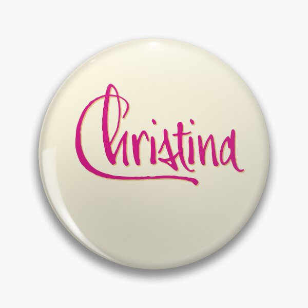 Item preview, CHRISTINA personalized type design designed and sold by CharlottePlaceArt.