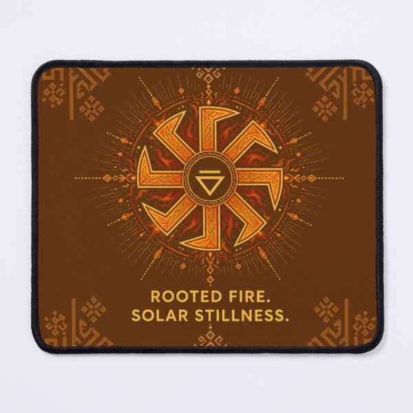 Item preview, Rooted Fire. Solar Stillness. | Slavic Solar Symbol designed and sold by InnerwayStudio.