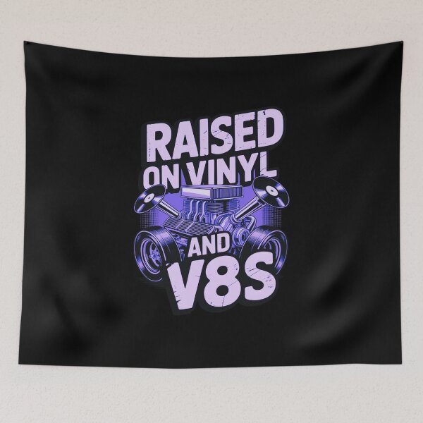 Item preview, Raised On Vinyl and V8s designed and sold by Naitsebas.